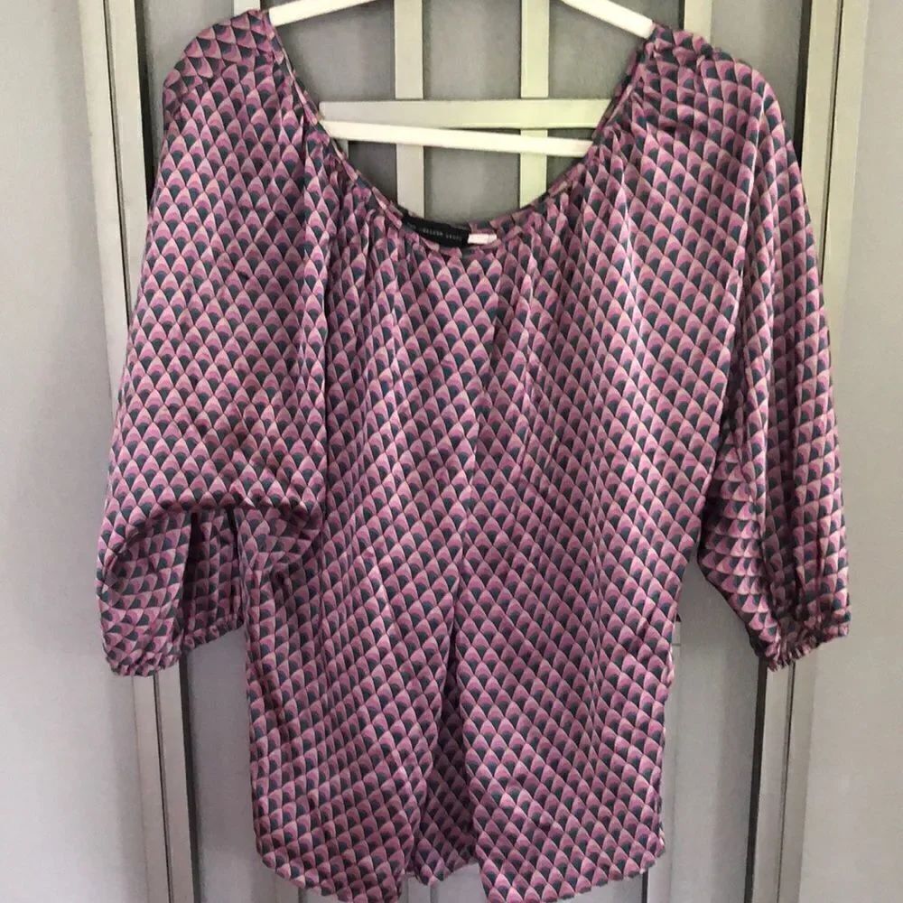 Anthropology The Addison Story 100% silk dolman sleeve flowing blouse. Size S